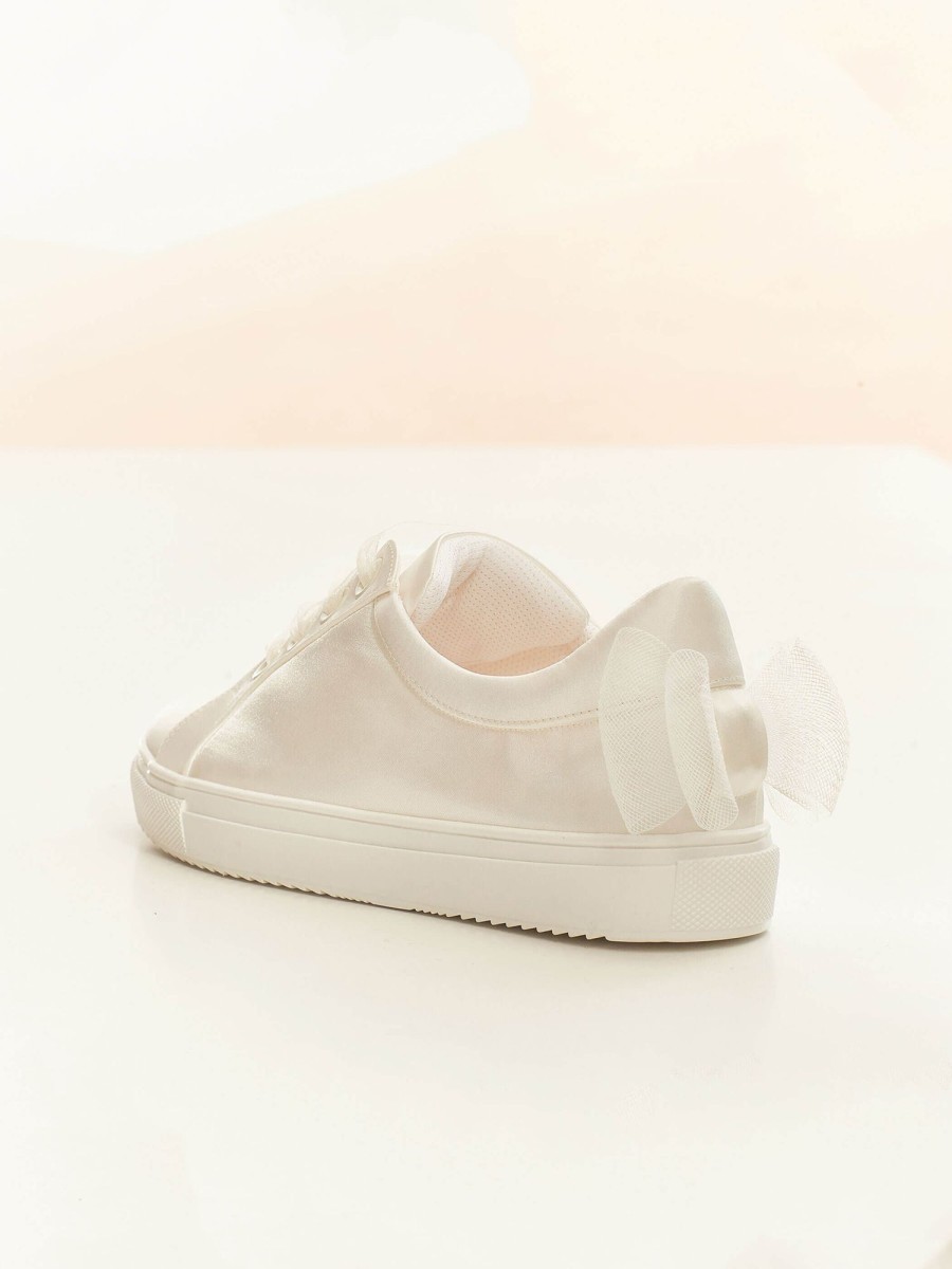 Brud TP Kjoler | Brudesko Sneakers Satin