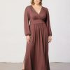 Plus Size Kjoler TP Kjoler | Kelsey Plus Size Maxi Kjole