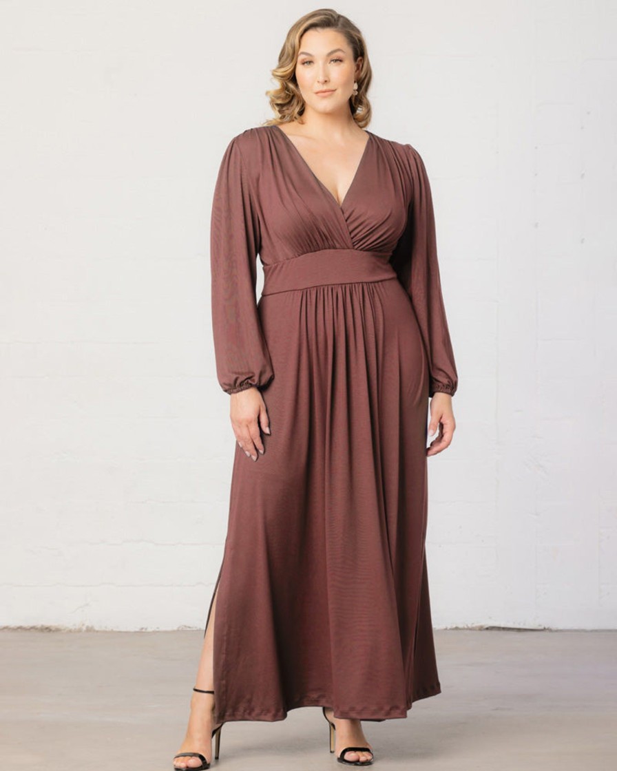 Plus Size Kjoler TP Kjoler | Kelsey Plus Size Maxi Kjole