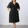 Plus Size Kjoler TP Kjoler | Plus Size Cocktailkjole Med Pailletter Og Lommer