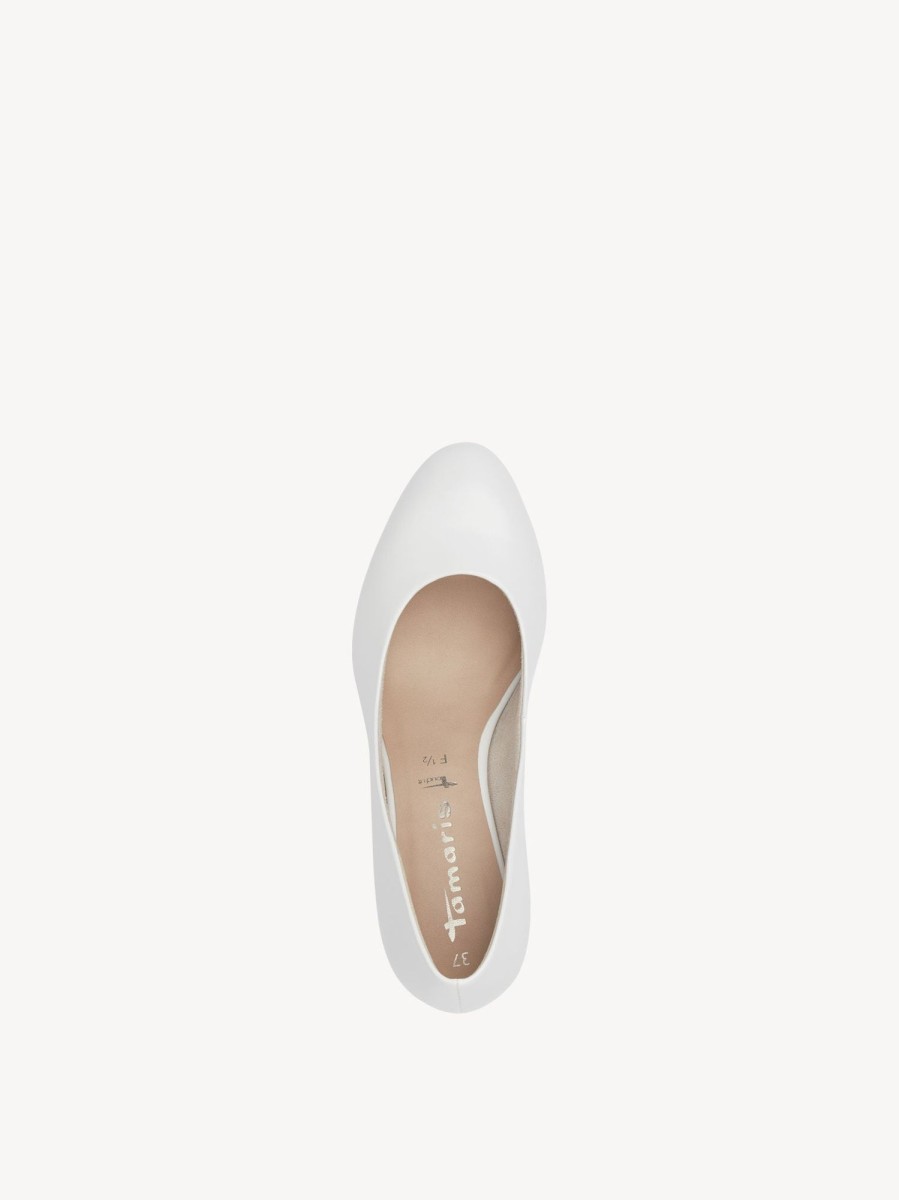 Tilbehor TP Kjoler | Pumps - Tamaris - White Matt