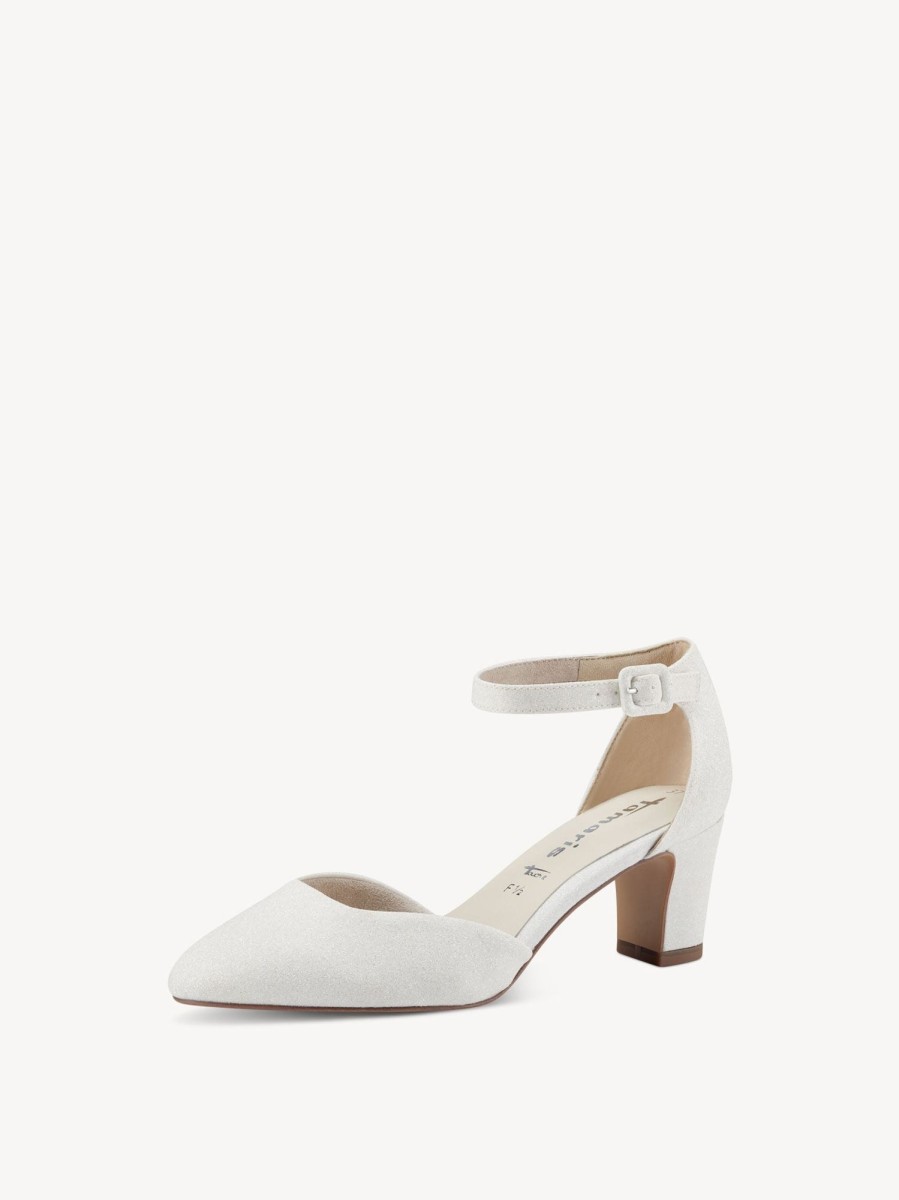 Tilbehor TP Kjoler | Pumps - Tamaris - White Glam