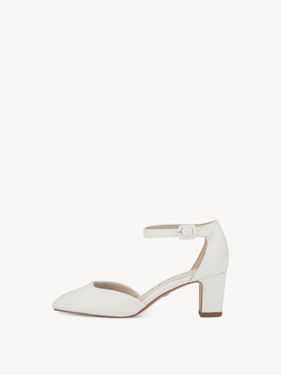 Tilbehor TP Kjoler | Pumps - Tamaris - White Glam