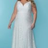 Plus Size Kjoler TP Kjoler | Plus Size Brudekjole Ava