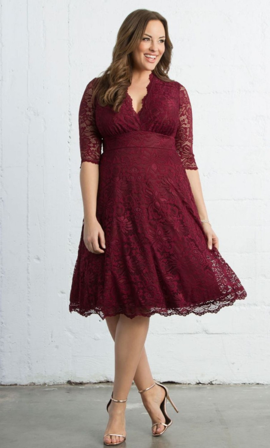 Plus Size Kjoler TP Kjoler | Mademoiselle Lace