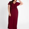 Plus Size Kjoler TP Kjoler | Willow Vinrod Lang Plus Size Festkjole